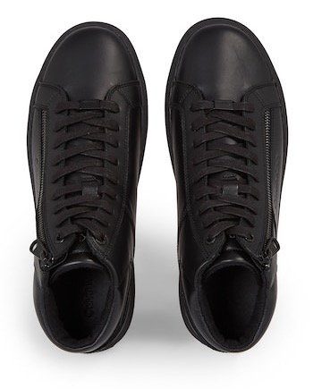 Calvin Klein HIGH TOP LACE UP W/ZIP RUBB Schnürboots mit Zierreißverschluss
