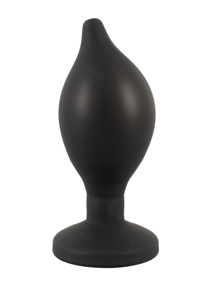 ANOS aufblasbarer Analplug RC Inflatable Plug with Vibration in schwarz günstig kaufen 14,5 cm