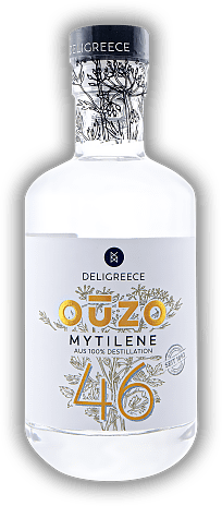 Ouzo Mytilene 46 0,2 Liter Ouzo Mytilene 46 0,2 Liter Ein echtes Erlebnis für jeden Ouzo-Fan. 0,2	 Liter - Vol 46%