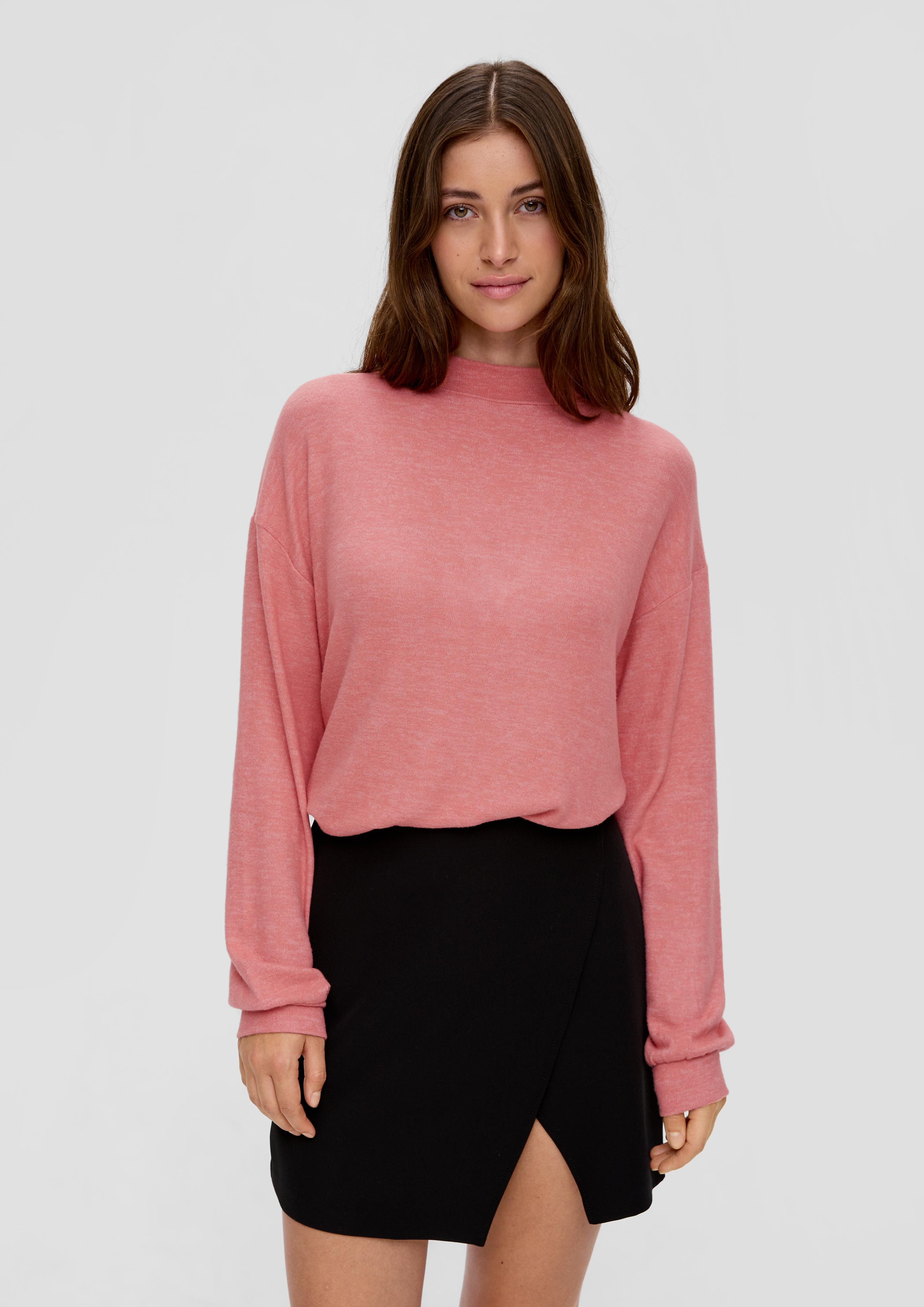 Aufgerautes Longsleeve aus Viskosestretch  2135412-20W0