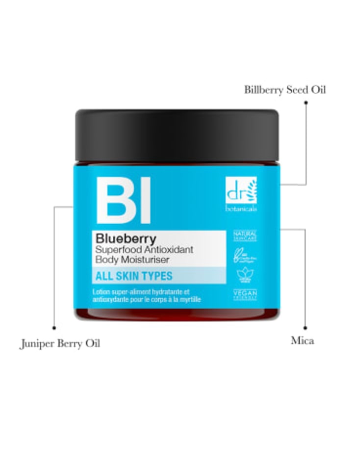 Dr Botanicals Blaubeere Superfood Antioxidantien Körperfeuchtigkeitspflege - 60mlriser 50ml günstig kaufen onesize