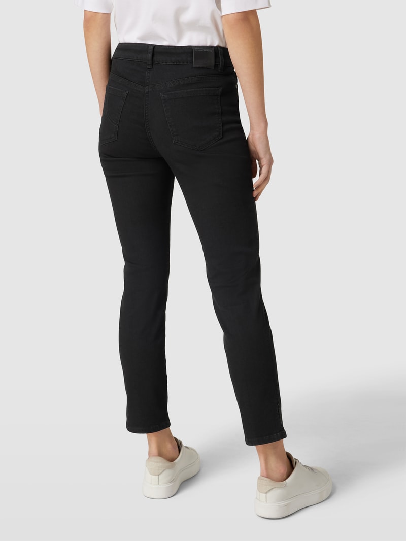 Slim Fit Jeans mit 5-Pocket-Design Modell 'SILEA' in schwarz