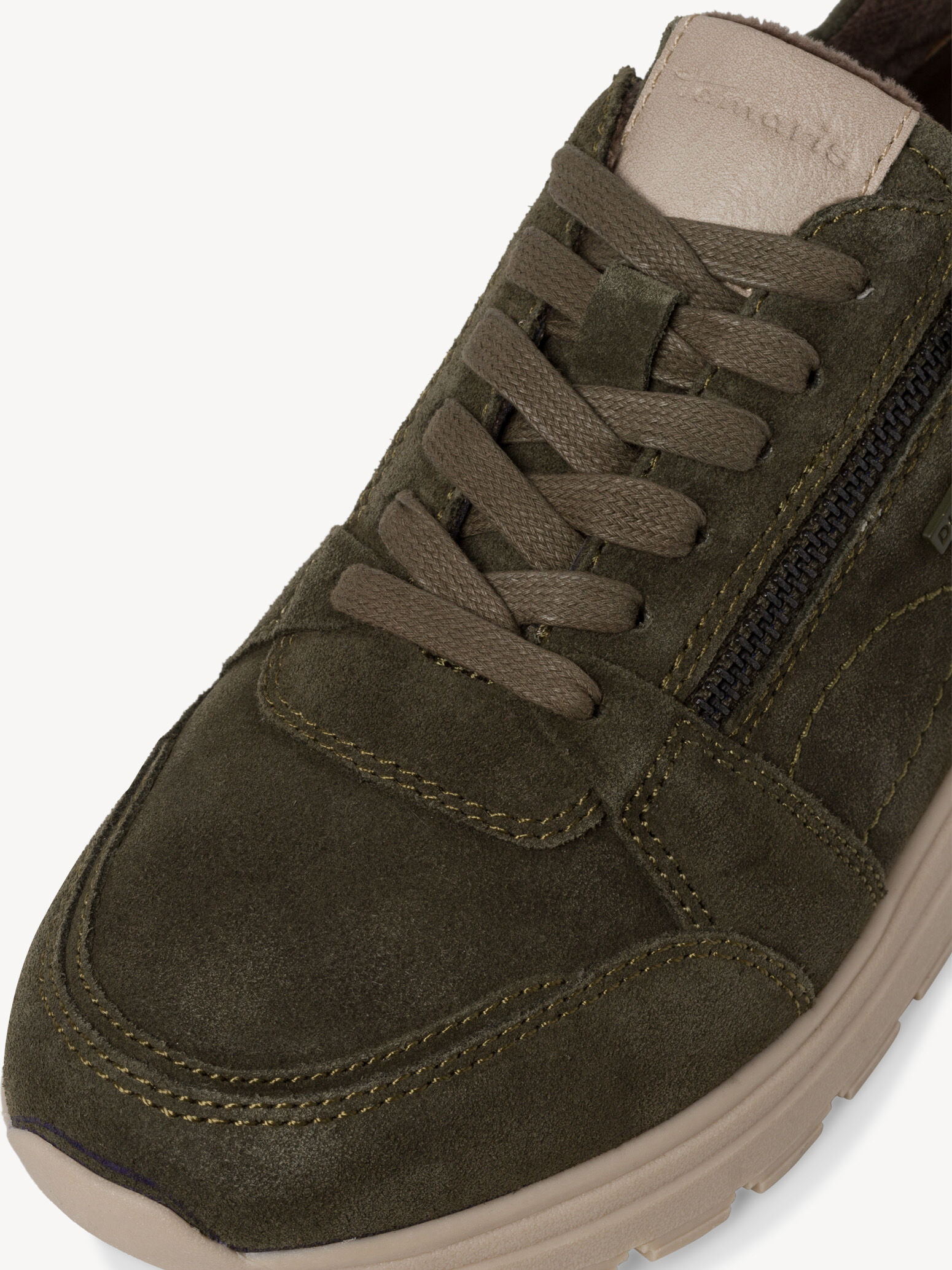 Basket en cuir - vert