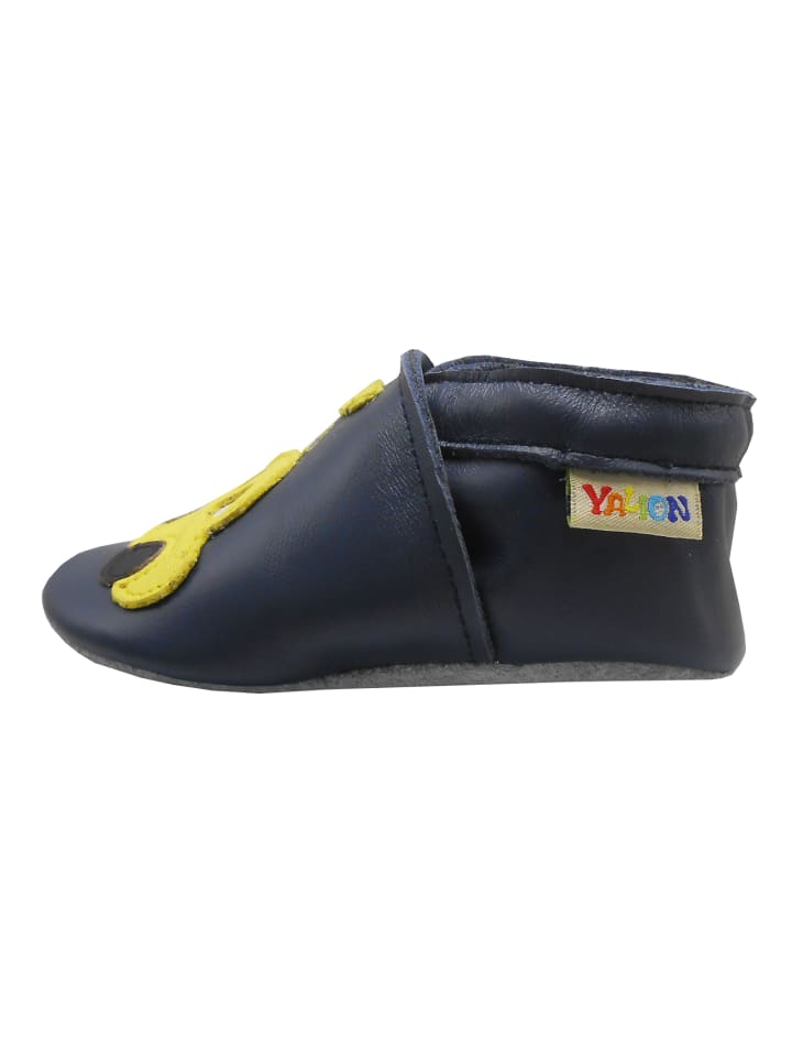 Yalion Leder-Krabbelschuhe 