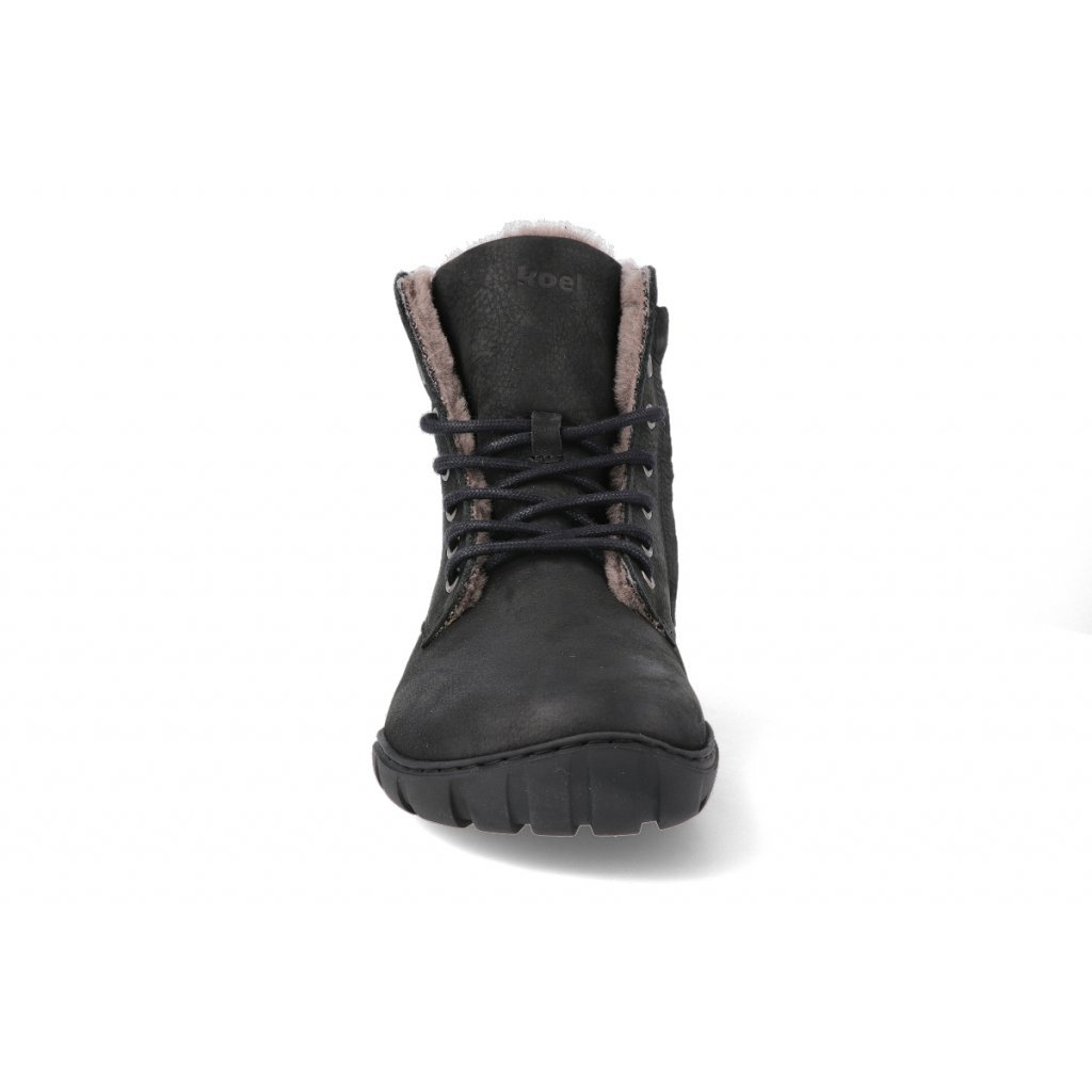Koel4kids Luka Hydro Lambswool Black 05L004.237-000 Winterbarfußstiefeletten