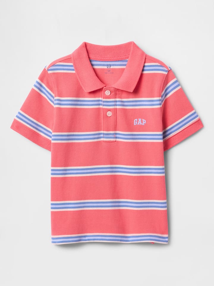 GAP Poloshirt in Rot/ Weiß/ Hellblau günstig kaufen