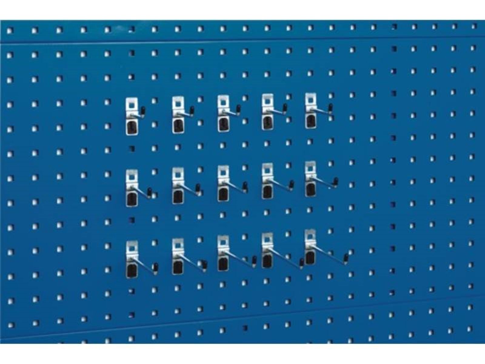 Bott Arbeitsplatte Werkzeughaltersortiment 15-tlg.verz.f.Lochplatten je 5 Hak.T75/100/150