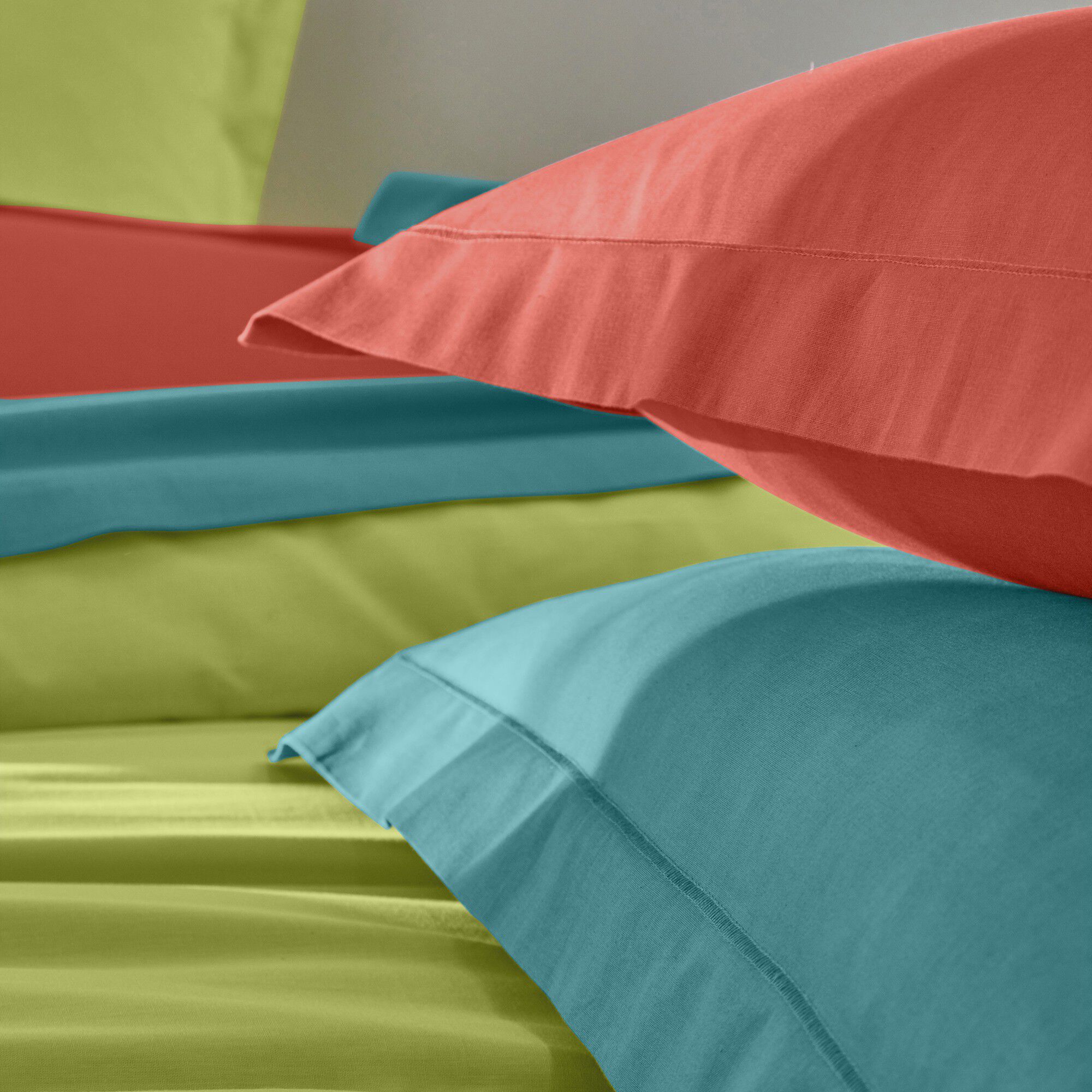 Linge de lit uni coton
