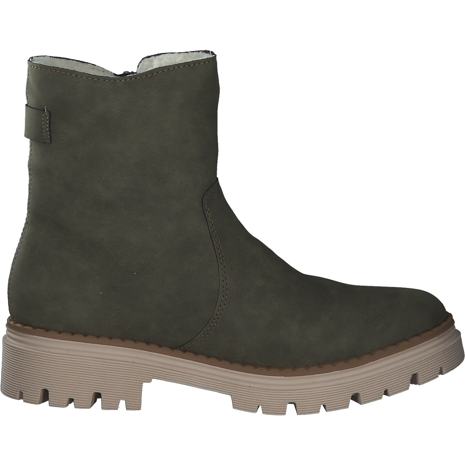 Rieker Z8564, Ankle Boots, Damen, Grün
