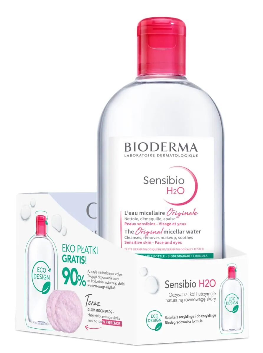 Bioderma Sensibio H2O micelarna tekućina + GLOV blazinice
