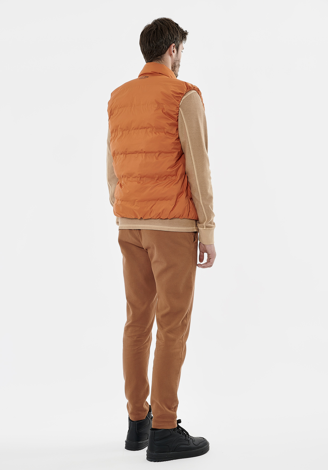 MYLO   Doudoune orange homme