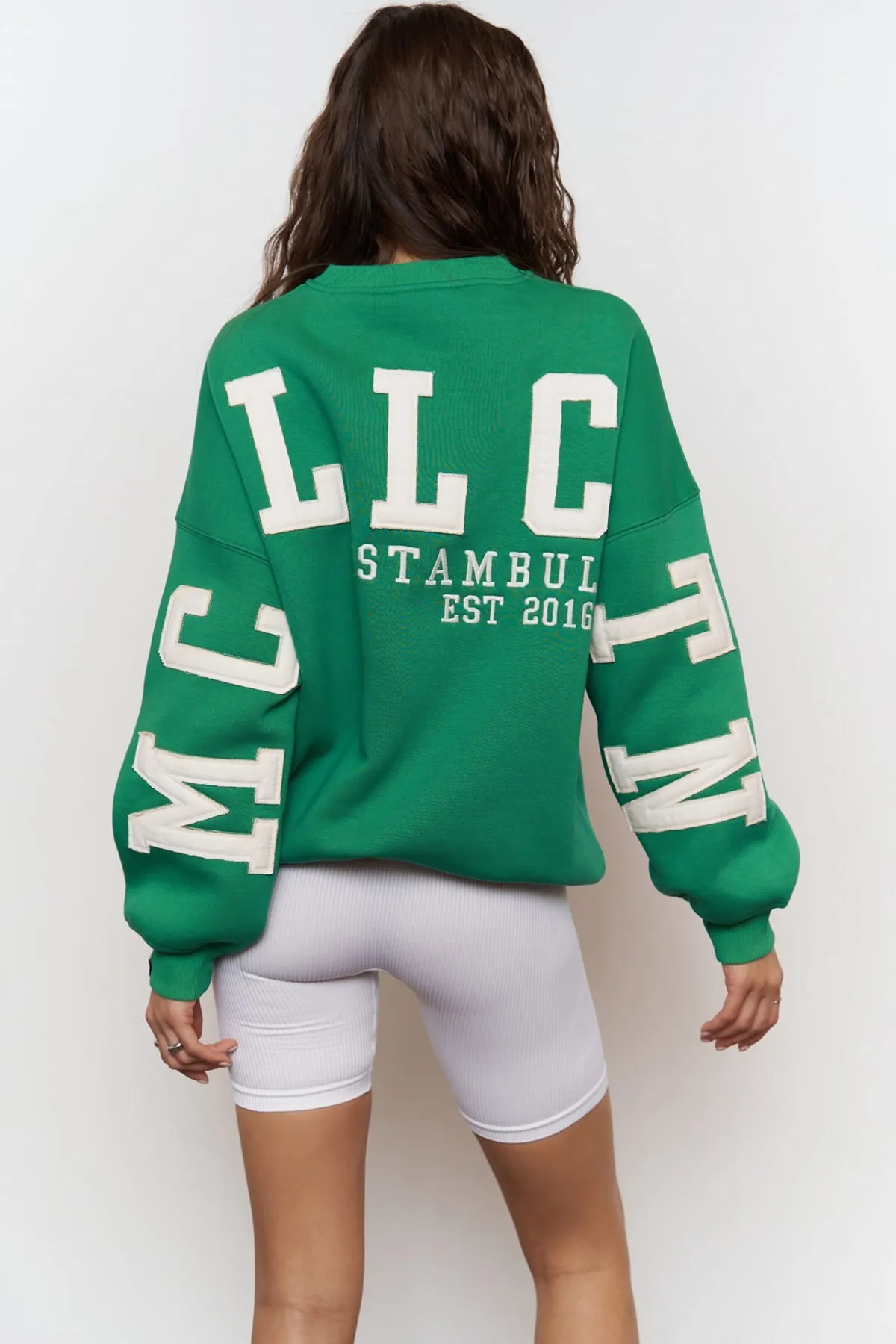 MAİ COLLECTİON  Saddle Mcllctn Benetton Oversize-Sweatshirt