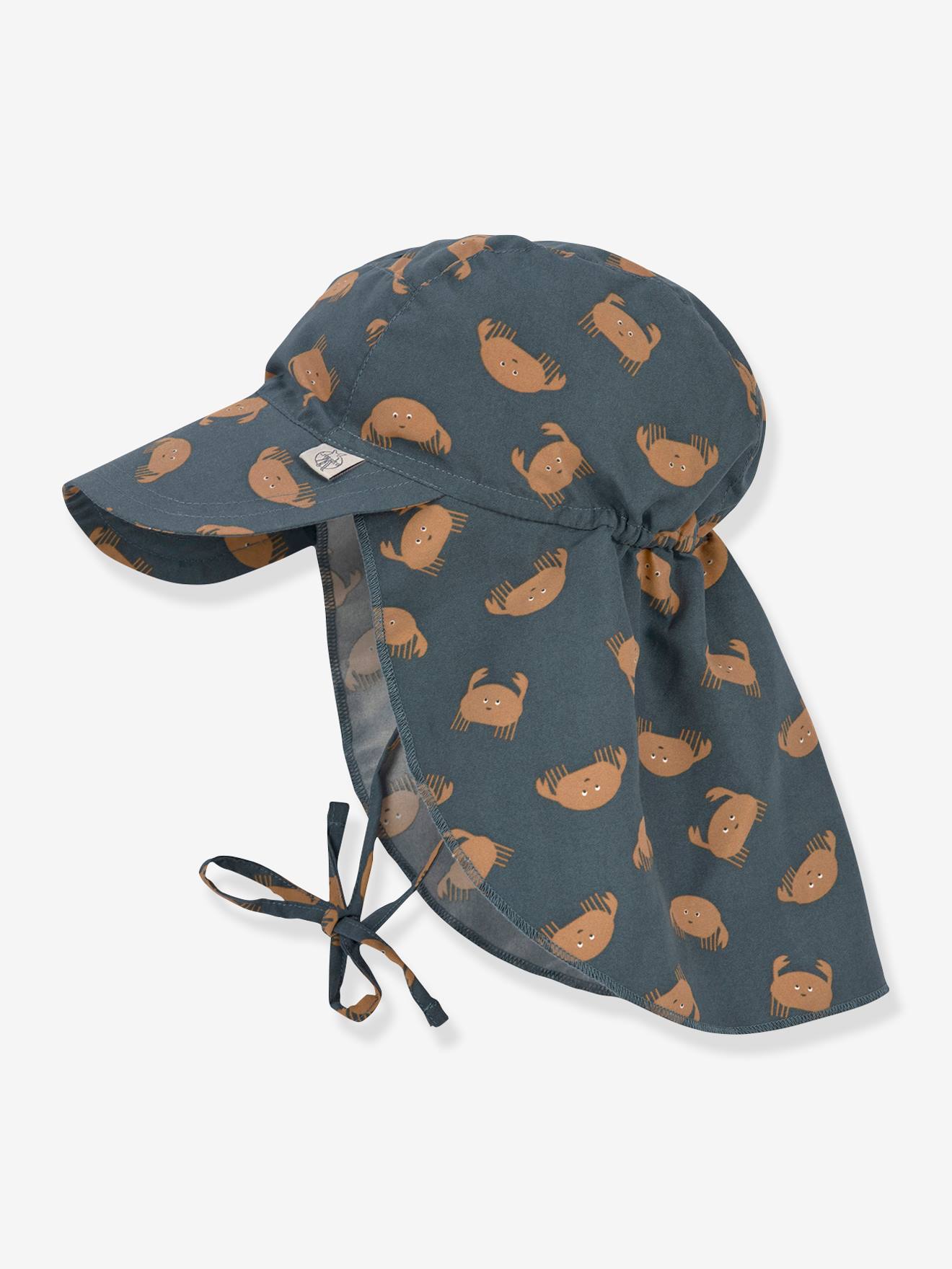Casquette protège nuque enfants LÄSSIG bleu imprimé
