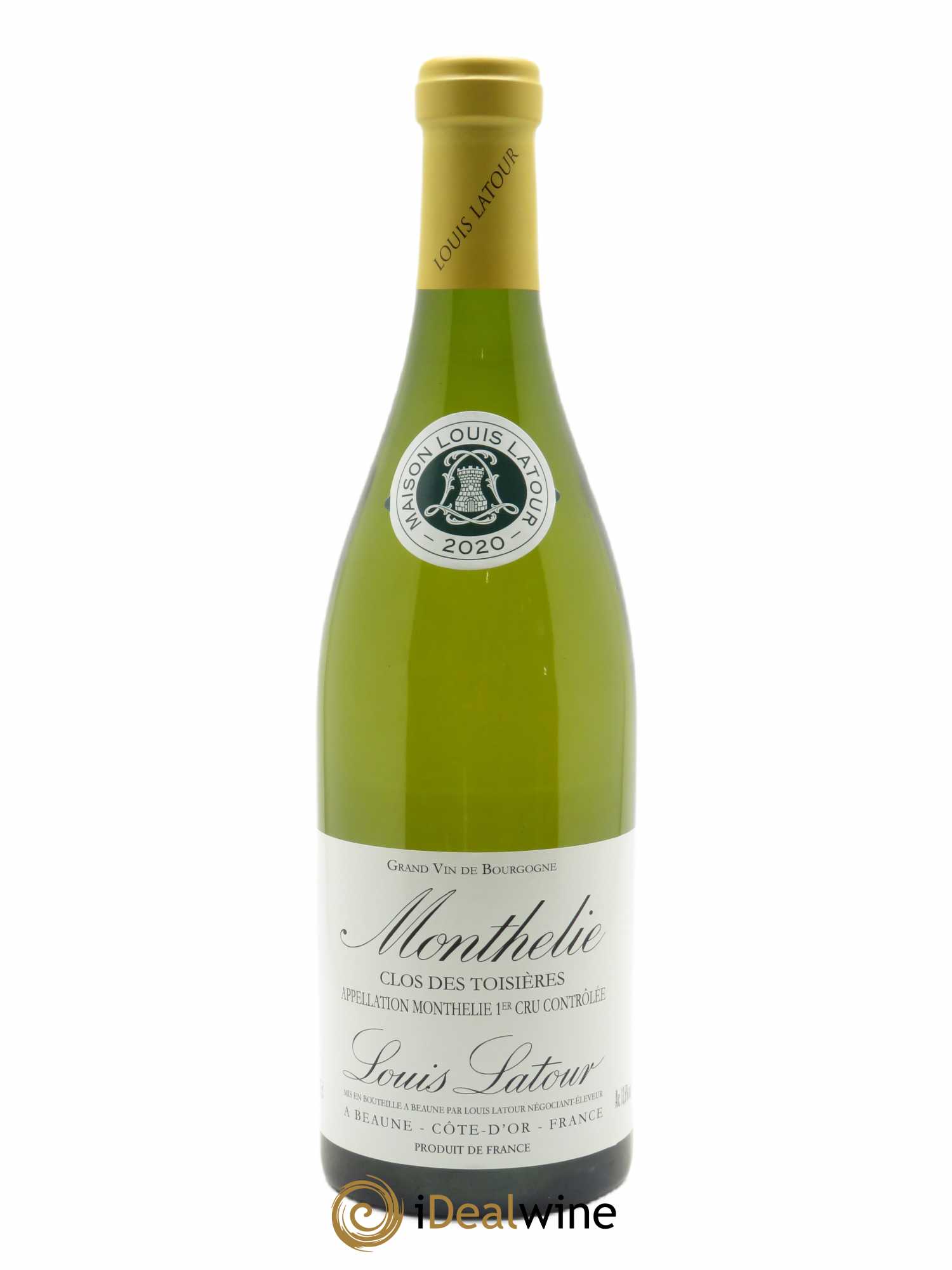 Monthélie 1er Cru Clos des Troisières Louis Latour  2020 - Lot de 1 Bouteille