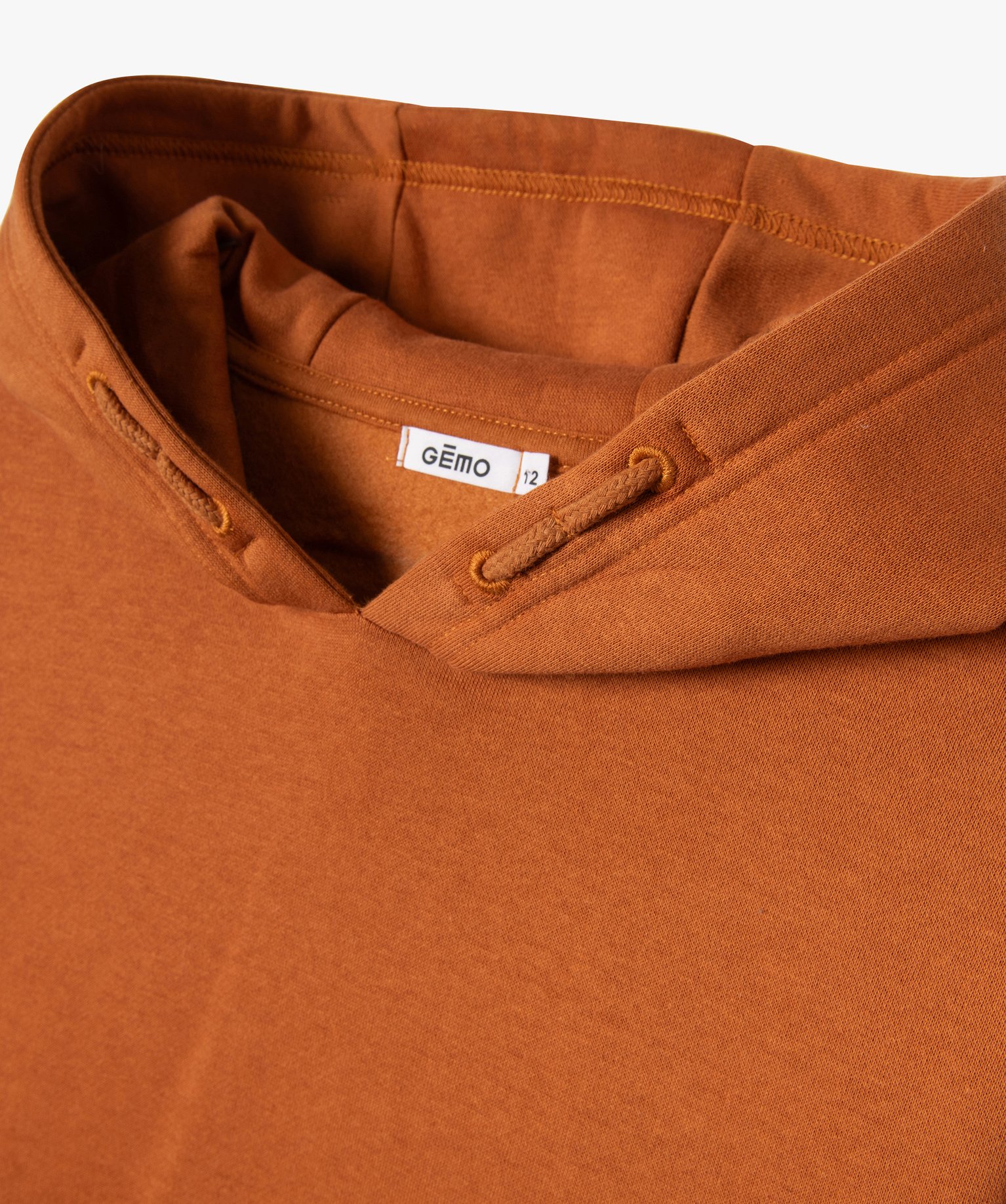 Sweat molletonné à capuche Garçon camel | GEMO