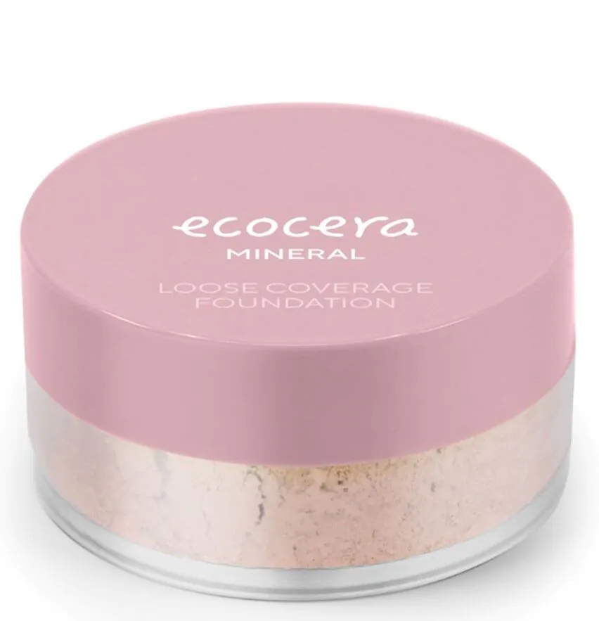 „Ecocera“ birūs mineraliniai makiažo pagrindai su neutralia maskavimo funkcija, N6.0 NYC