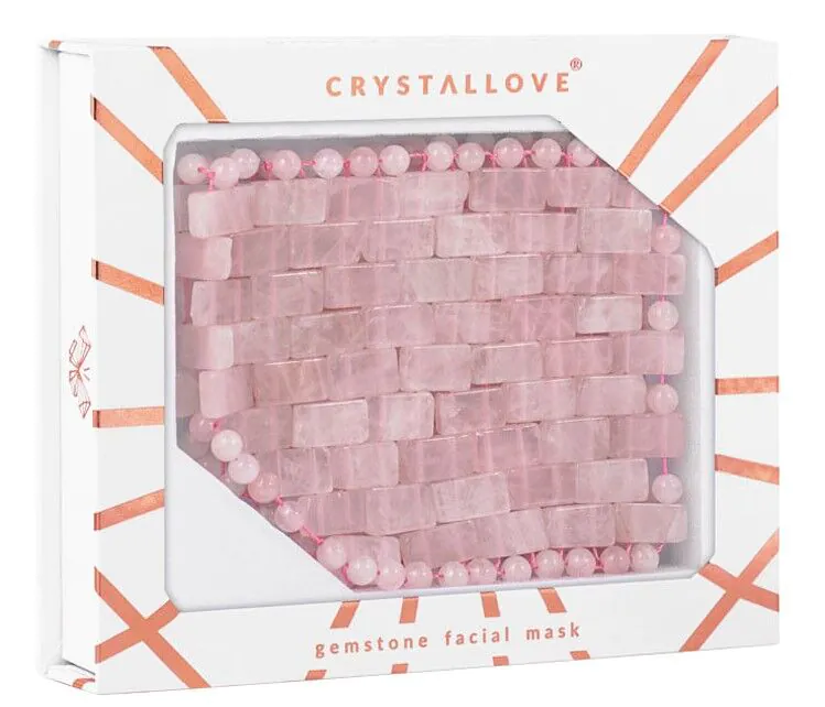 Crystallove maska za lice i tijelo od ružičastog kvarca