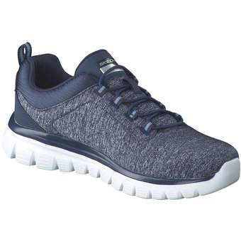 Skechers Slip On Sneaker in blau