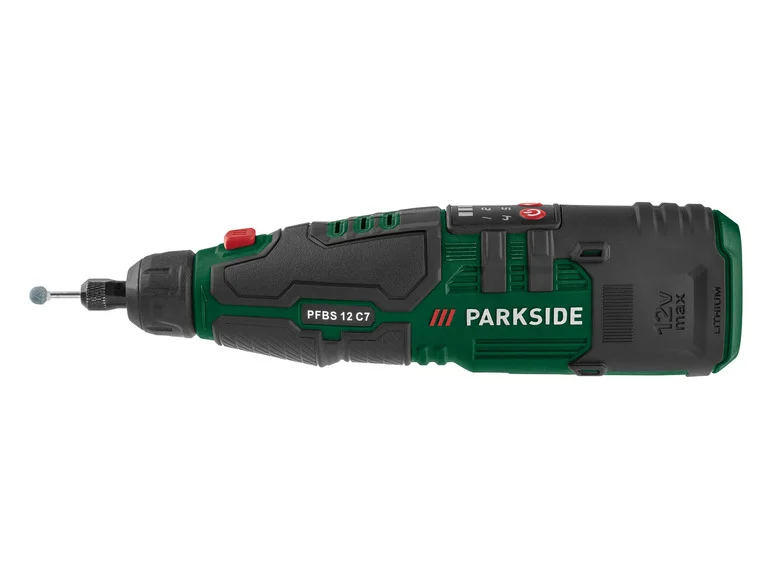 Furadeira/Esmerilhadeira de Precisão PARKSIDE® sem fio PFBS 12 C7, 12 V