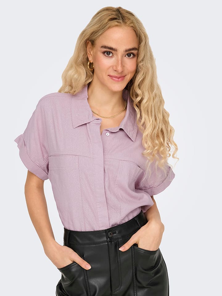 ONLY Bluse in Lila günstig kaufen
