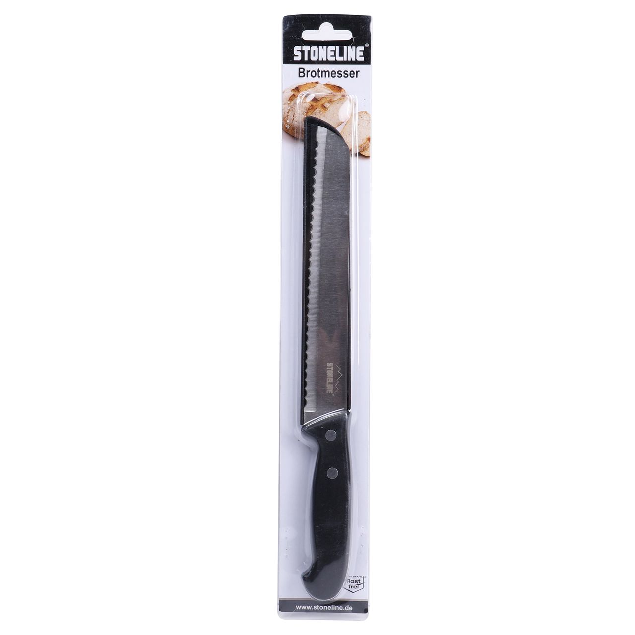 STONELINE® 31,5 cm Brotmesser, mit Klingenschutz
