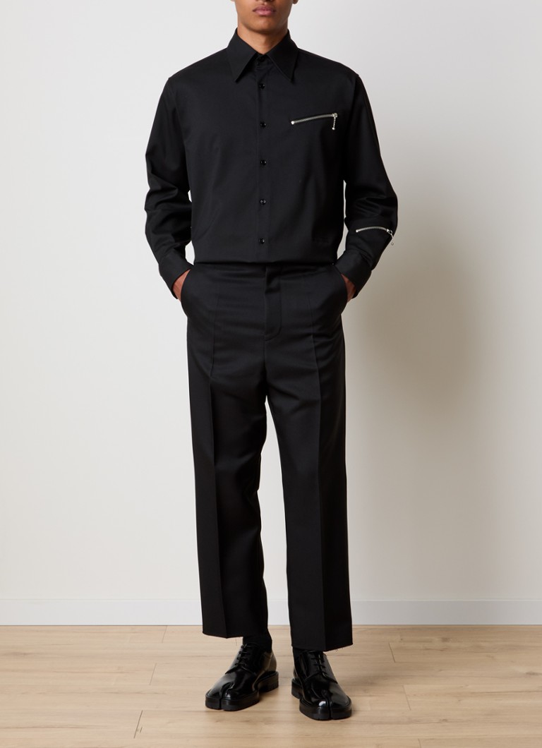 MM6 Regular fit shirt with zip pocket