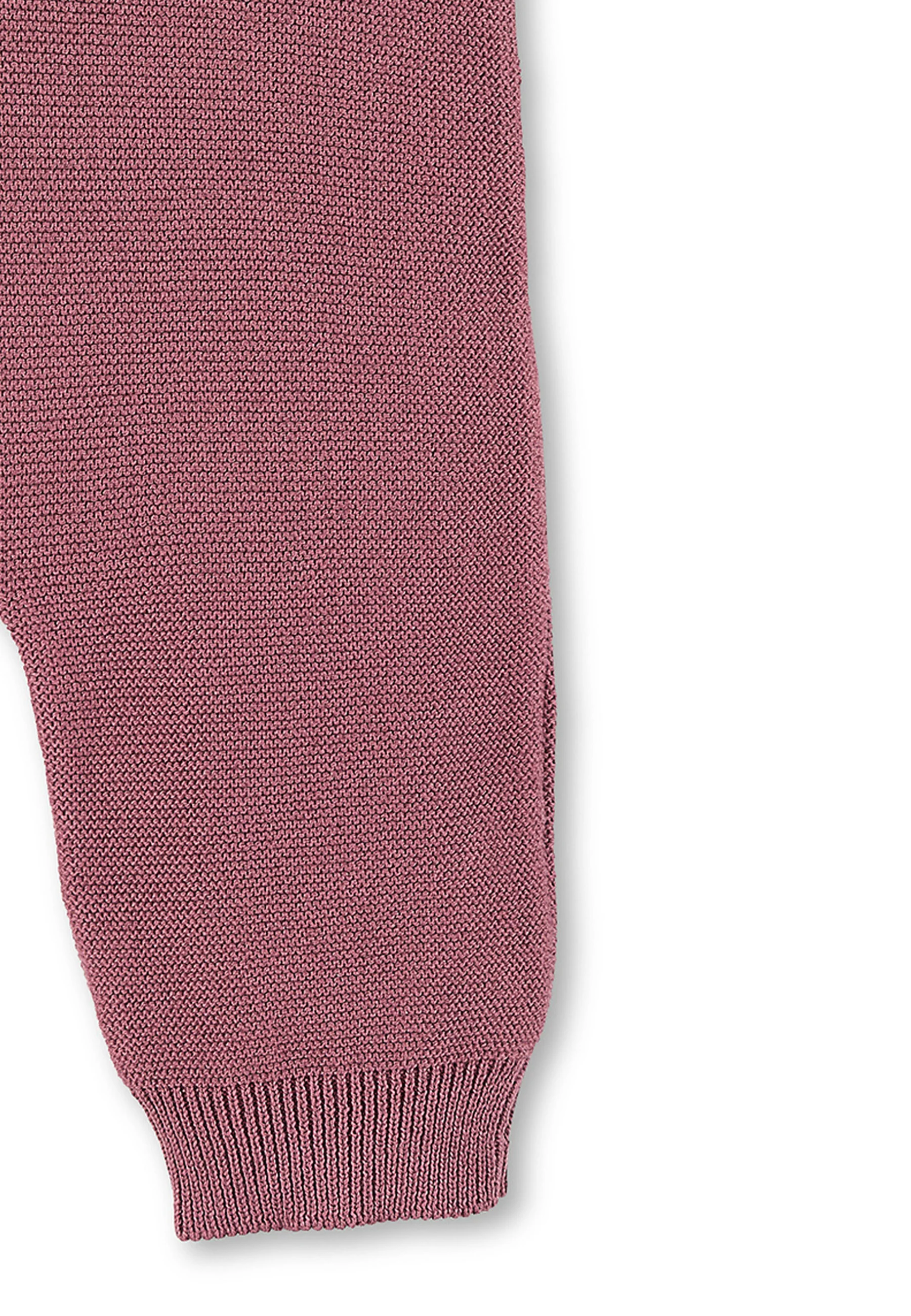 GOTS Strick-Hose aus Baumwolle (Bio) in Rosa