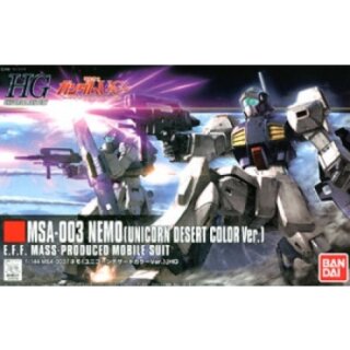 Gundam - 1/144 HGUC MSA-003 Nemo (Unicorn Desert Color Version)