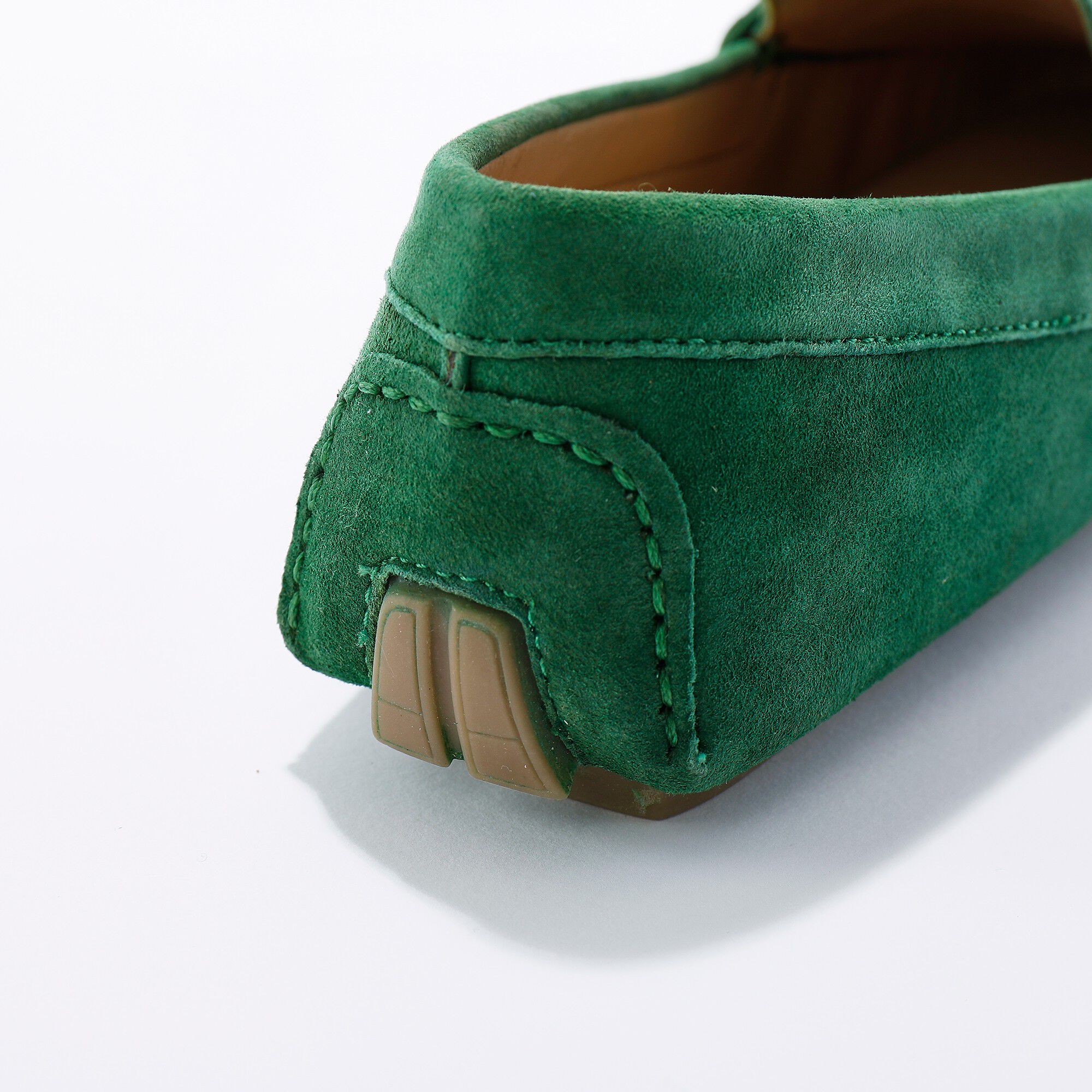 Mocassins en cuir velours