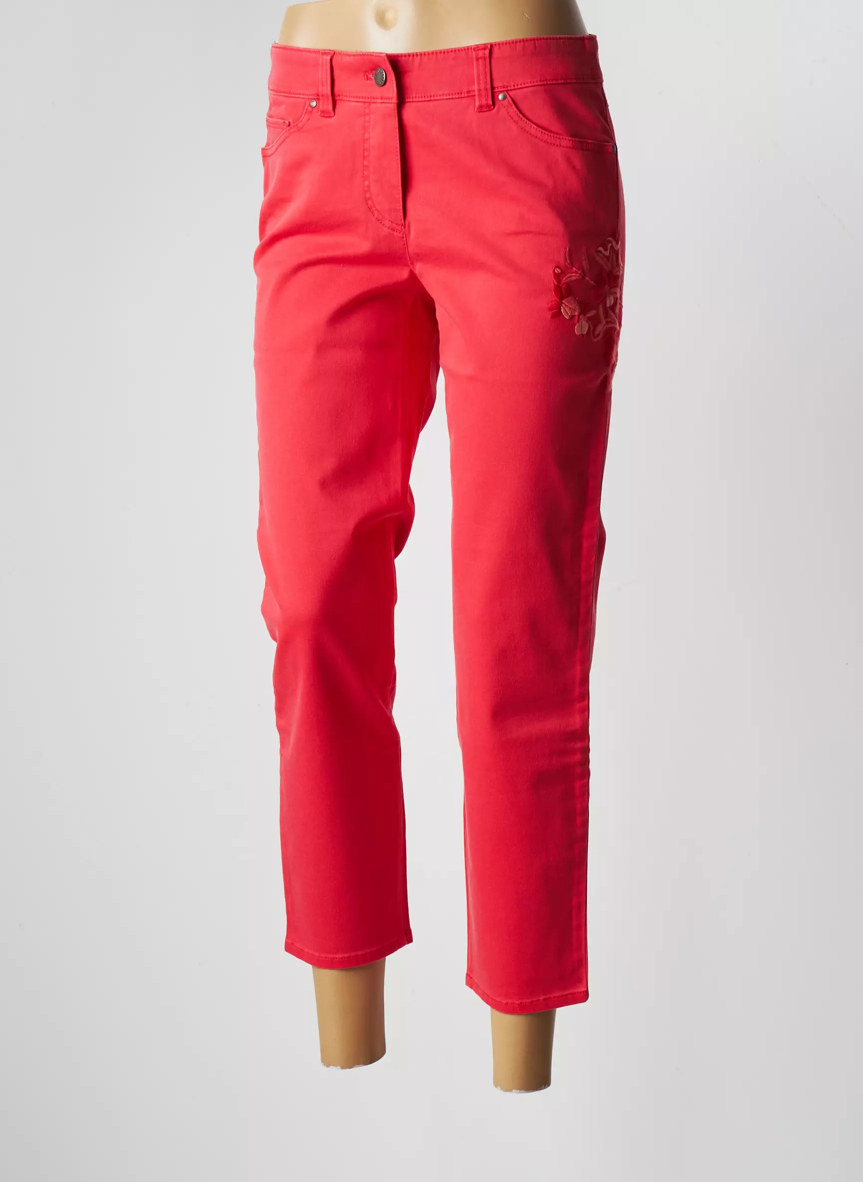 Gerry Weber Pantalon7 8 Femme couleur rouge