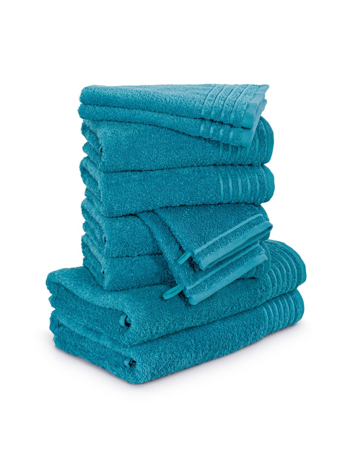 Möve Handtuchset New Classic 10-TLG in lagoon günstig kaufen onesize