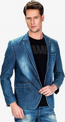 Cipo & Baxx Sakko mit Used-Look-Waschung