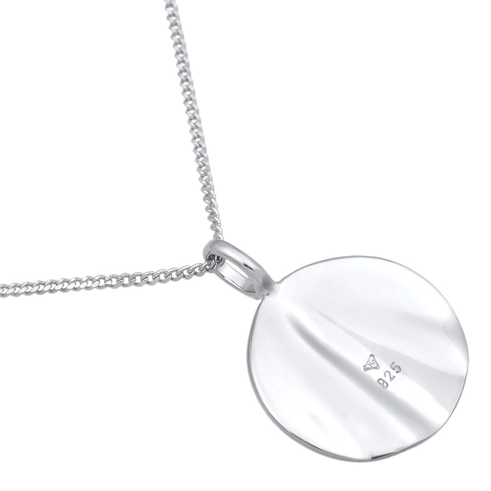 Elli Elli Collier Femmes Couches plaquettes Pendentif vagues design en argent sterling collier