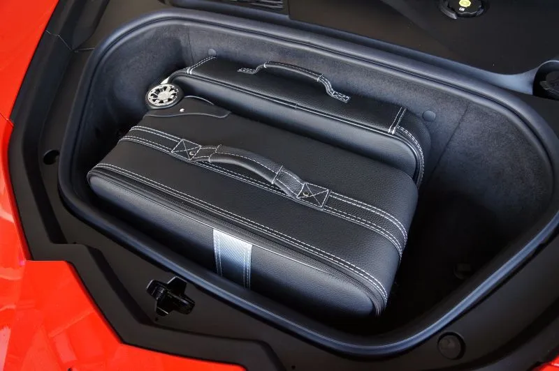 Roadsterbag Chevrolet Corvette C8 (Cabrio + Coupé) - 2-tlg. Kofferset Front Kofferraum