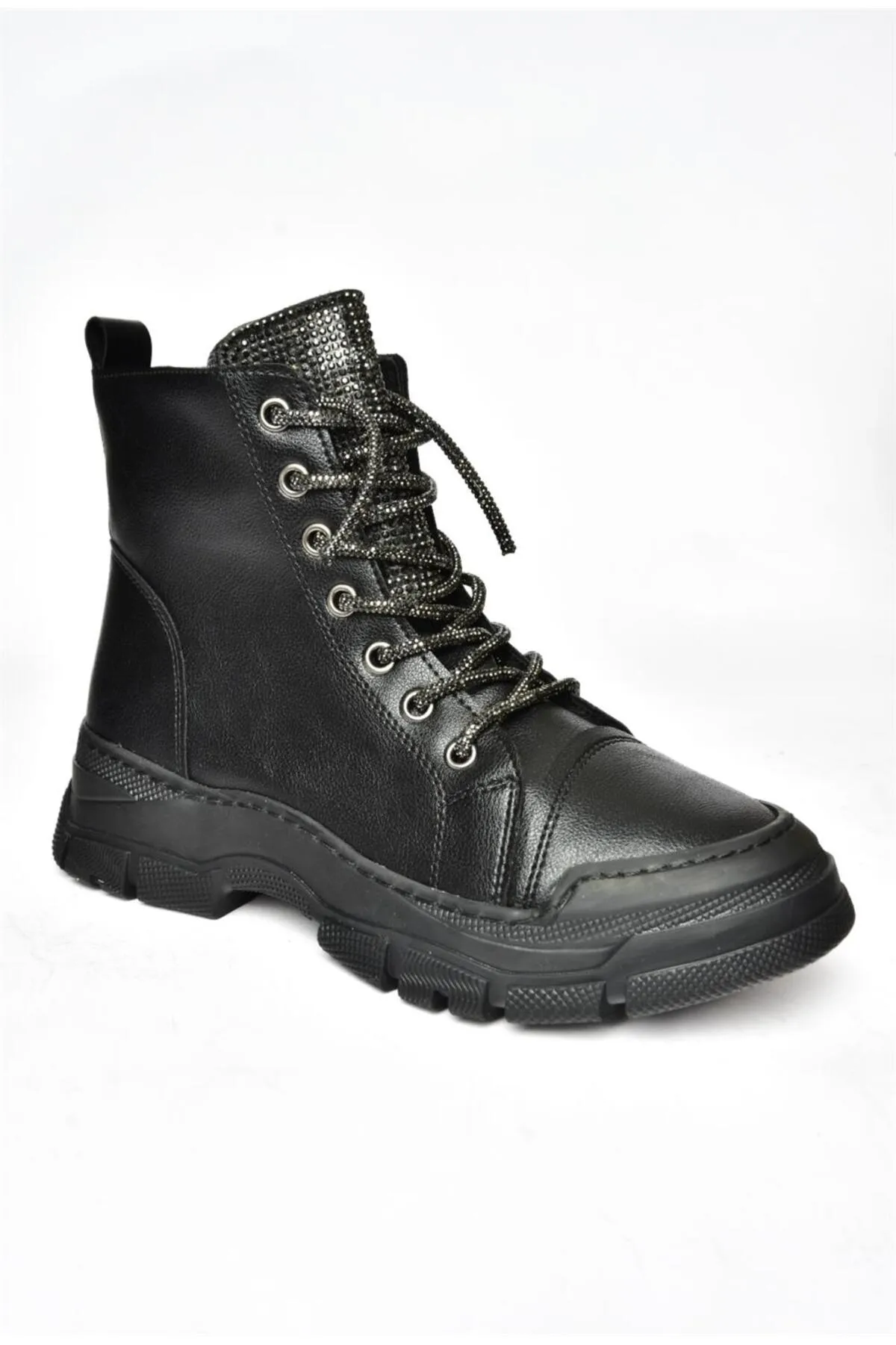 Fox Shoes  R602889909 Damenstiefel mit schwarzen Steindetails