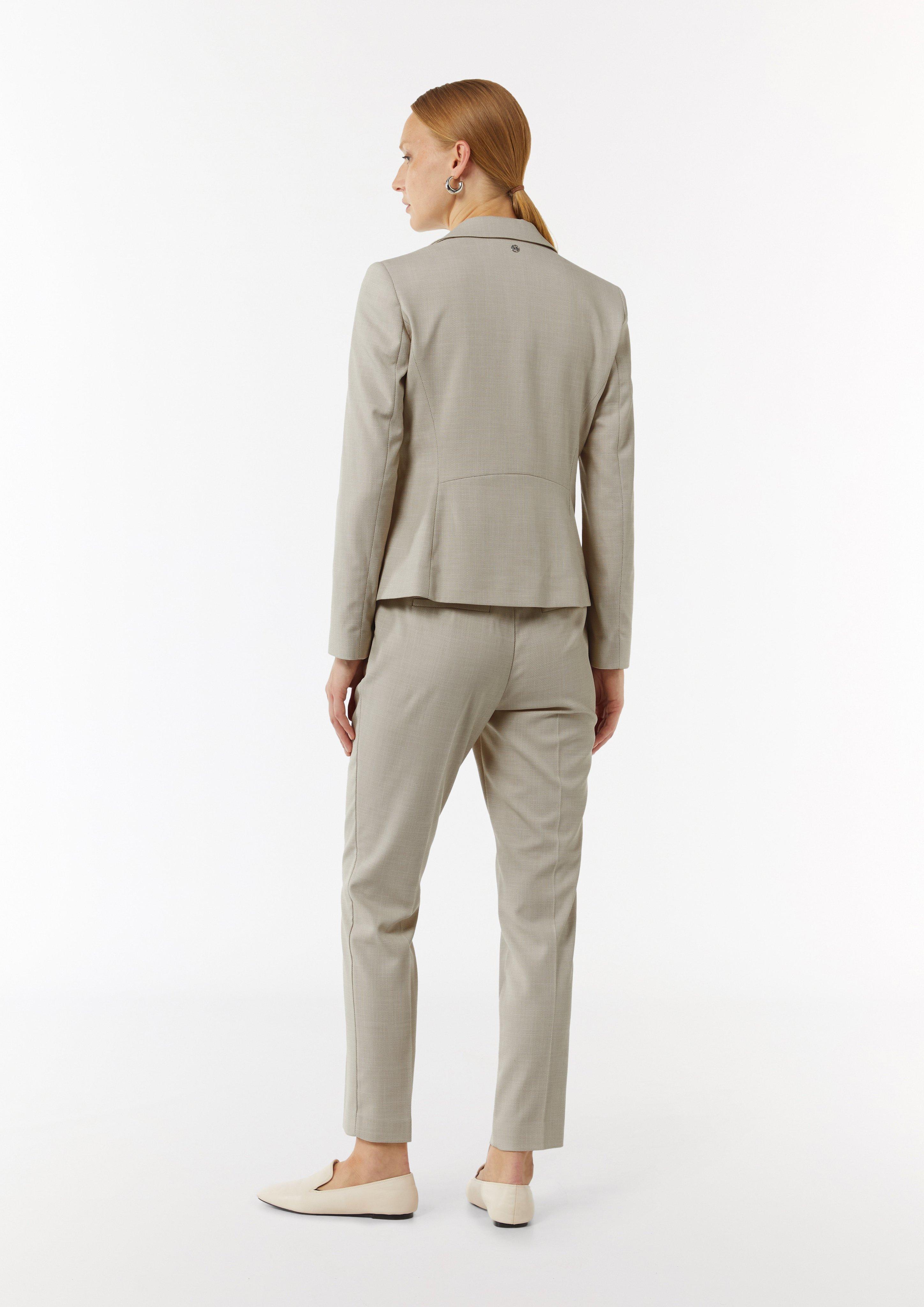 Blazer mit Musterstruktur - sandfarben