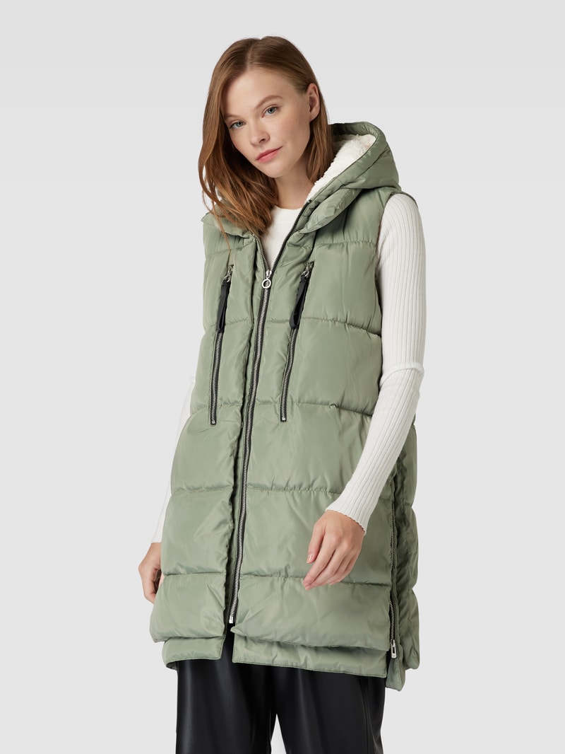 Steppweste im Double-Layer-Look Modell 'NEWNORA' in mint