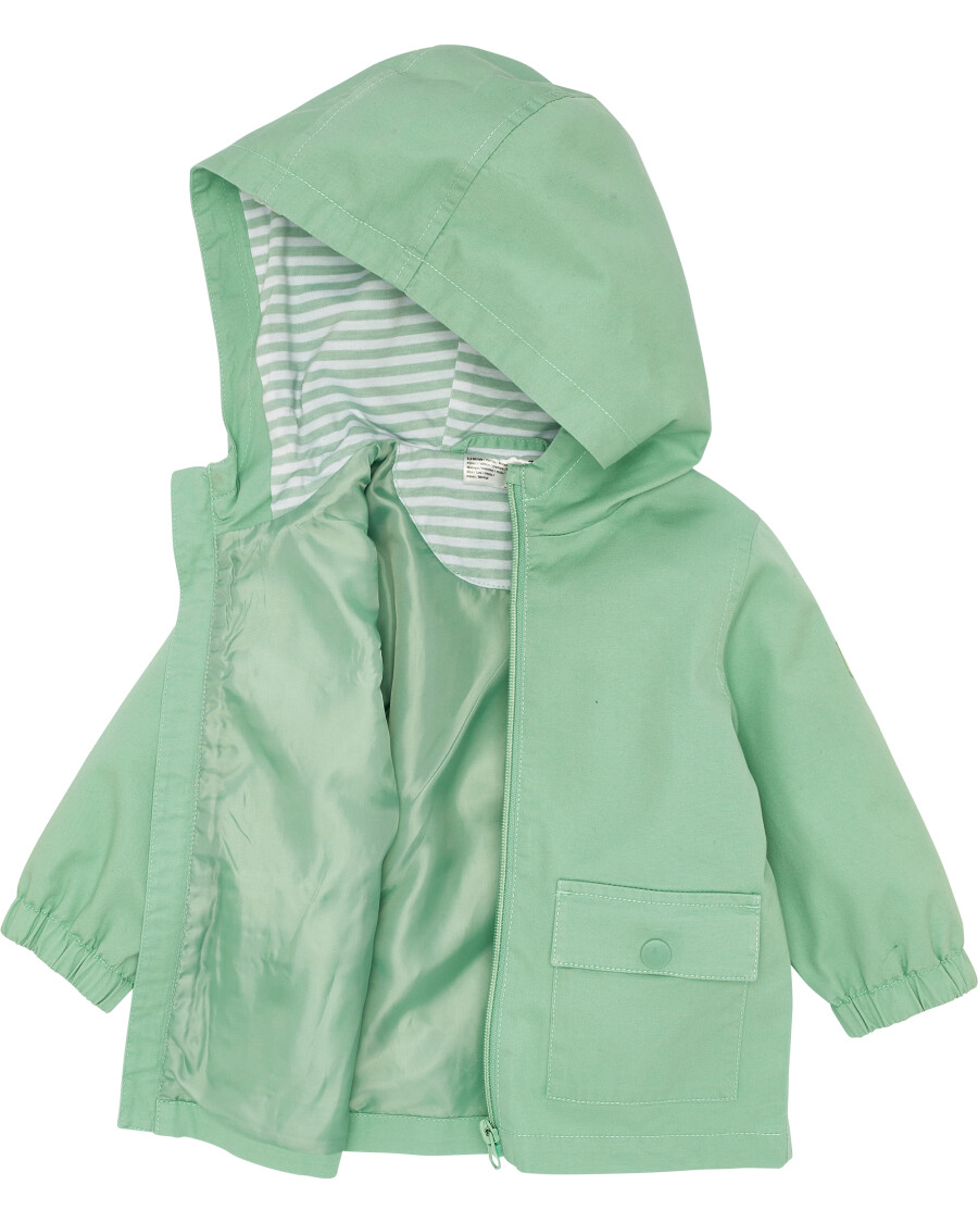 Parka in Hellgrün