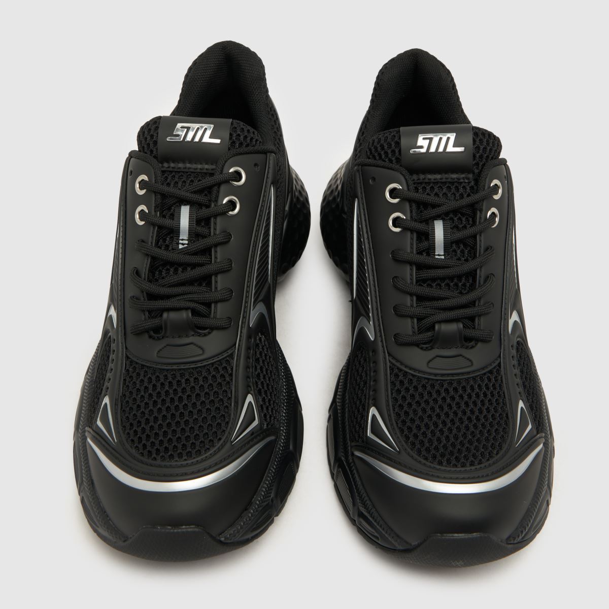 Steve Madden satellite tenisky v černé a stříbrné barvě
