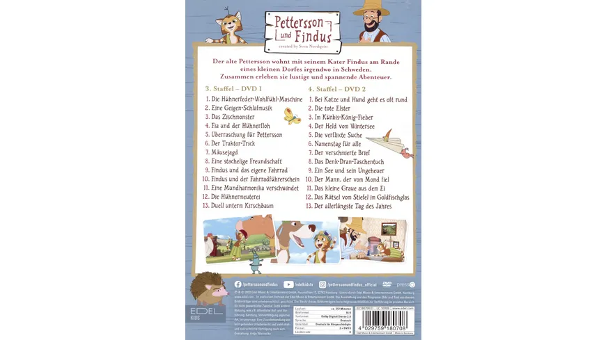 Pettersson und Findus - Staffelbox 3+4  [2 DVDs]