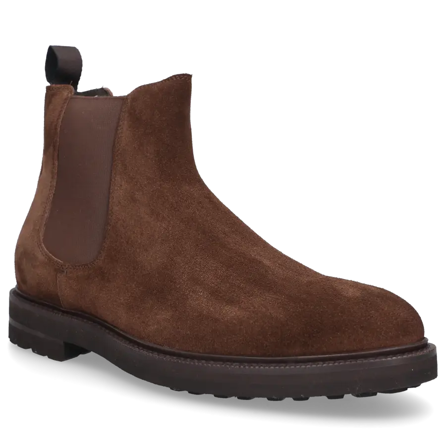 Henderson - Chelsea Boots 83502 Veloursleder - braun