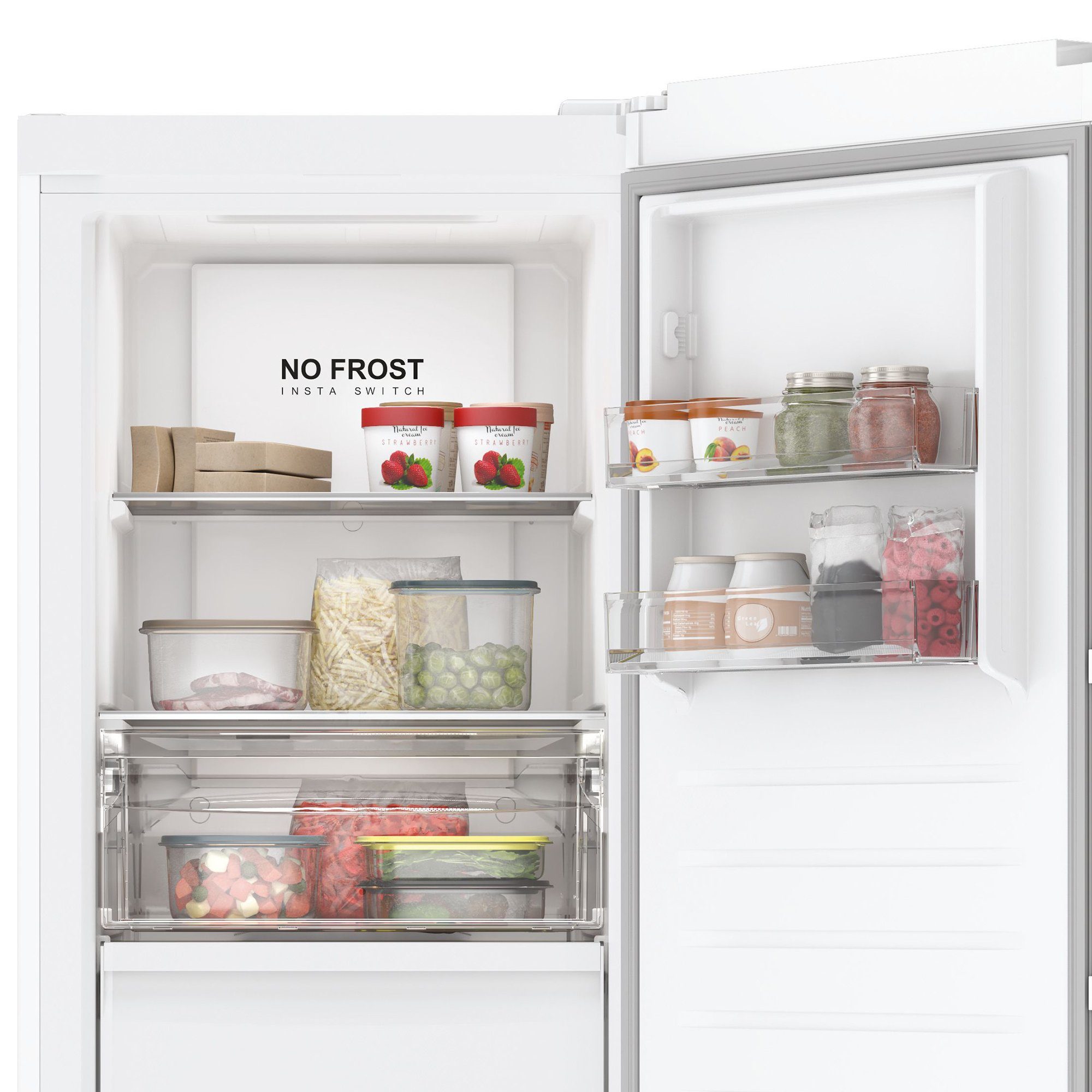 Haier Gefrierschrank H3F285WEH1, 170.5 cm hoch, 59.5 cm breit, No Frost, WIFI Connected, Digitales Tür Display