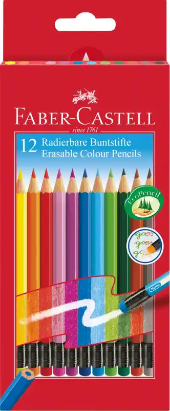 Faber-Castell Bleistift Farbig sortiert 116612 12 Stück