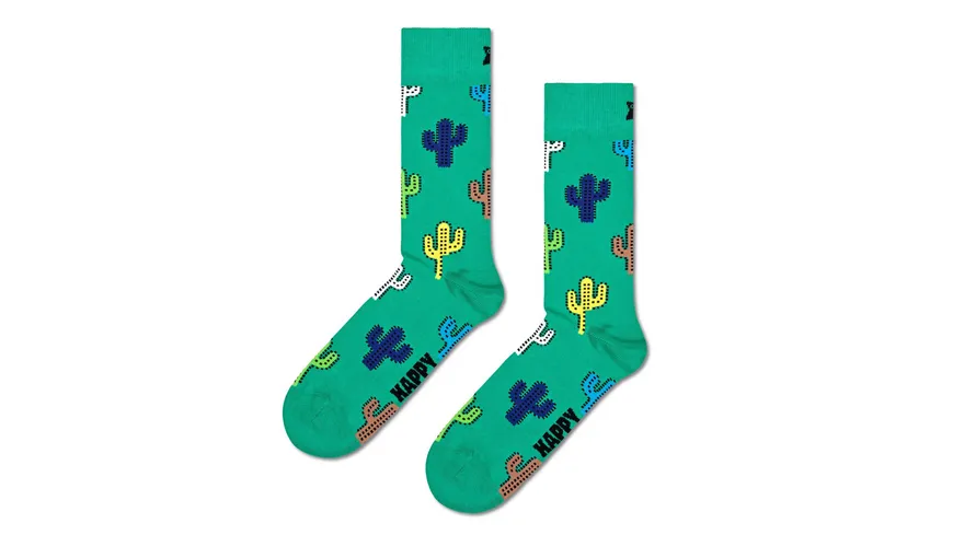 Happy Socks Unisex Socken Cactus Green