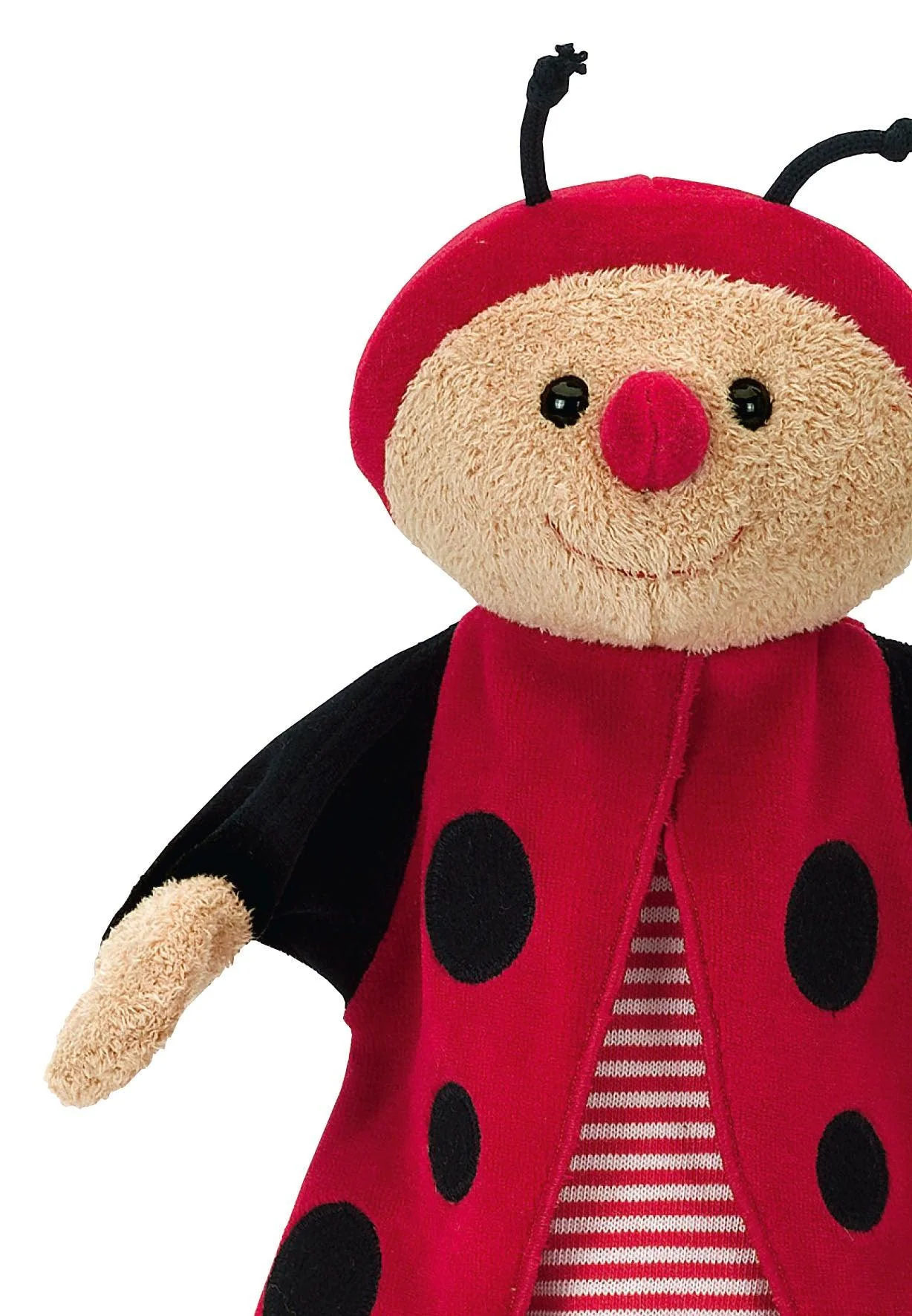 Handpuppe Marienkäfer rot, 28 cm fürs Theater