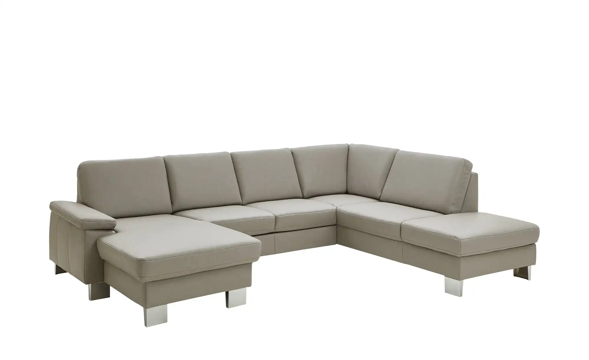 Kollektion Kraft Wohnlandschaft mit Sitz- und Rückenbezug aus Echtleder Samu-L