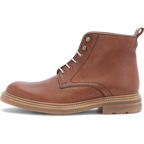 Lottusse Braune Wadenstiefel