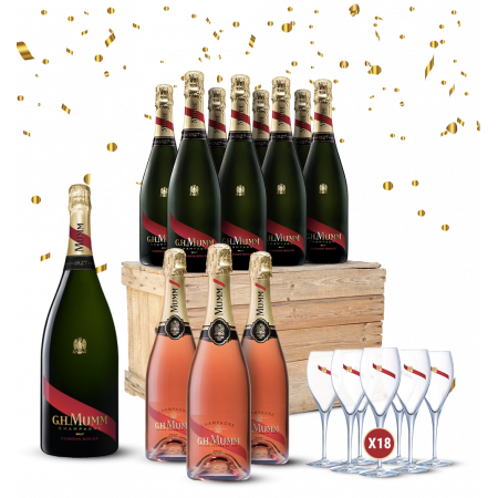 CHAMPAGNE MUMM - PACK FETES - MUMM CORDON ROUGE