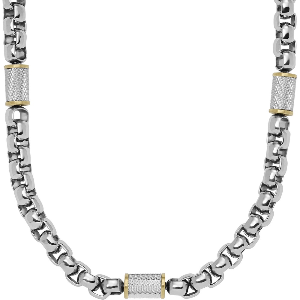 Fossil Chaînette Acier inoxydable collier