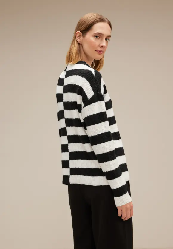 Street One Pullover mit Streifenmuster